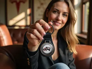 Acrylic Keychain Normal Style Modern Look